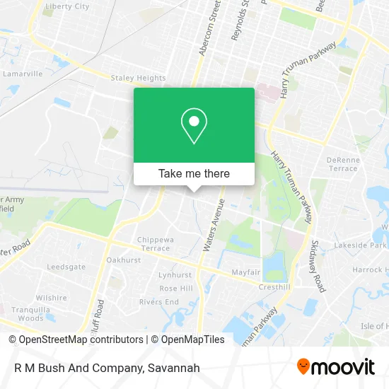 R M Bush And Company map