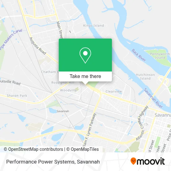 Performance Power Systems map