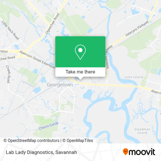 Lab Lady Diagnostics map
