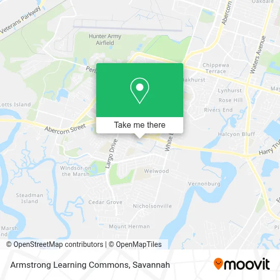 Armstrong Learning Commons map