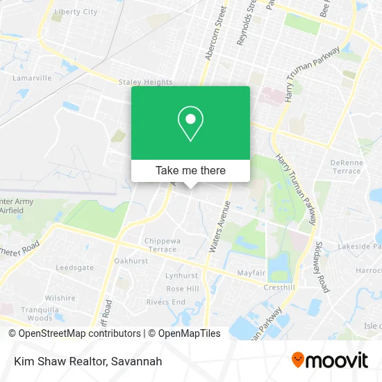 Kim Shaw Realtor map