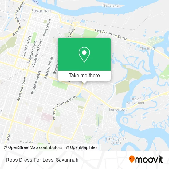 Ross Dress For Less map