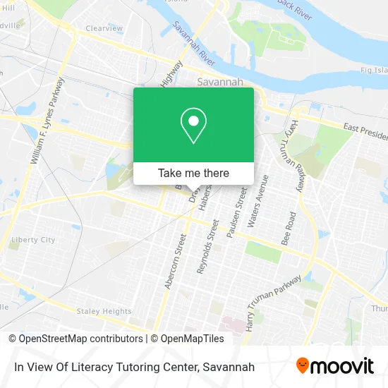 In View Of Literacy Tutoring Center map