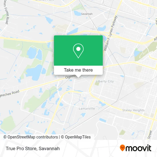 True Pro Store map