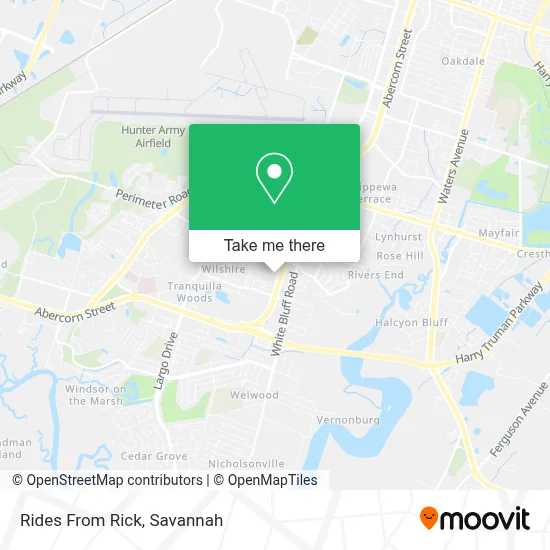 Rides From Rick map