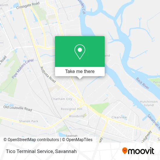 Tico Terminal Service map