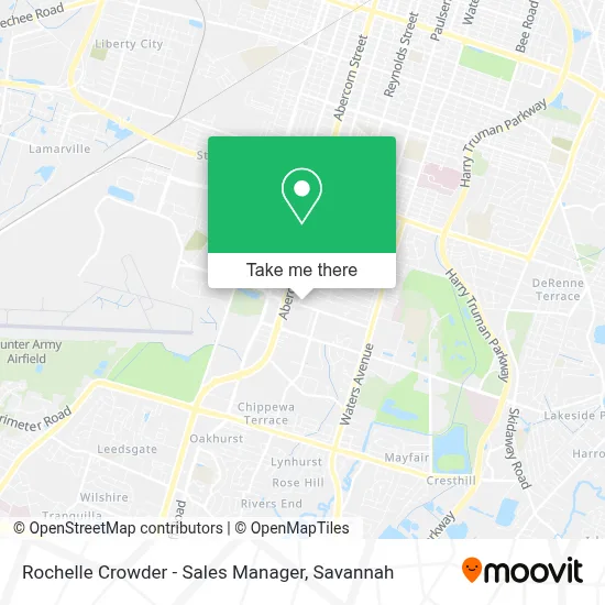 Rochelle Crowder - Sales Manager map