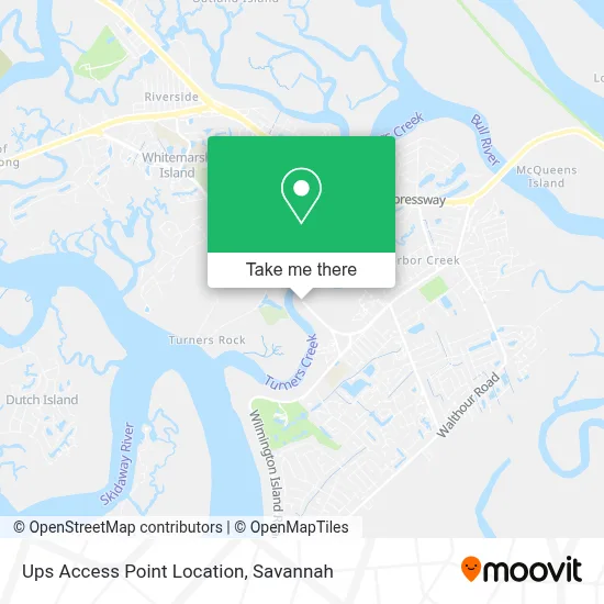 Ups Access Point Location map
