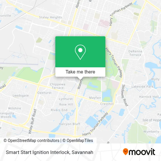 Smart Start Ignition Interlock map
