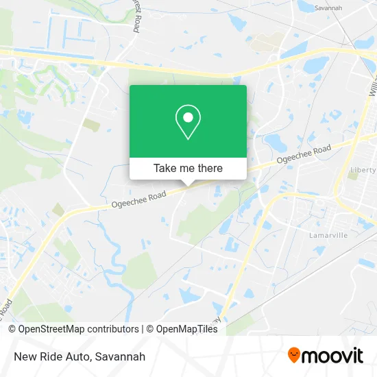 New Ride Auto map