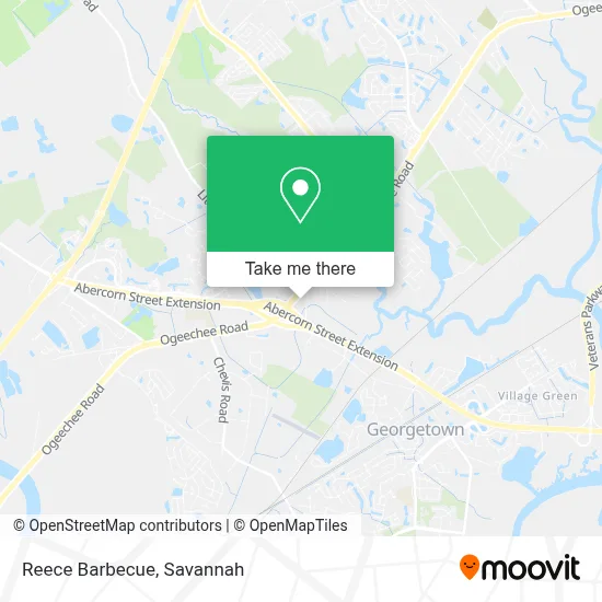 Reece Barbecue map