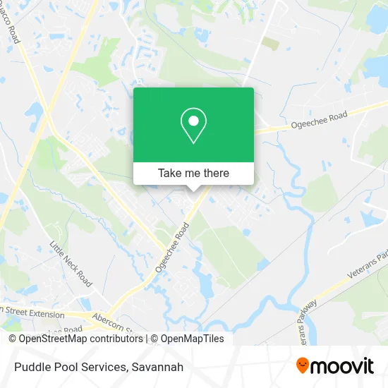 Puddle Pool Services map