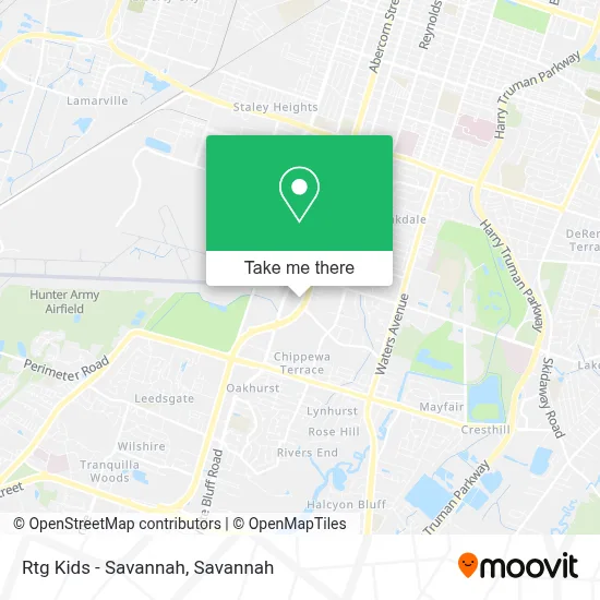 Rtg Kids - Savannah map
