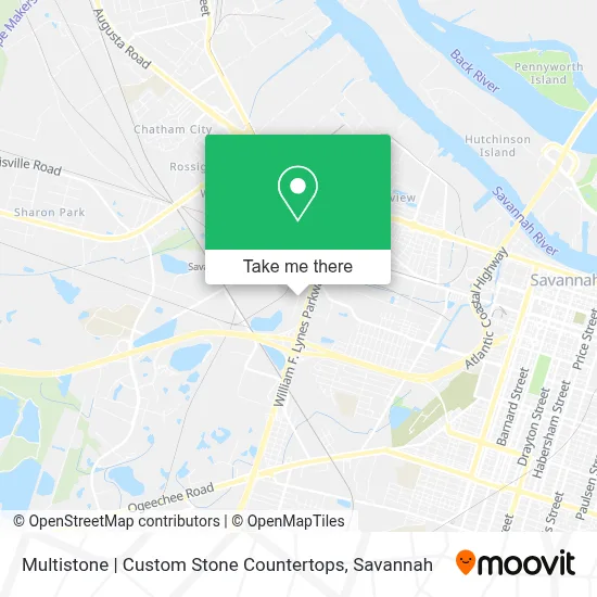 Multistone | Custom Stone Countertops map