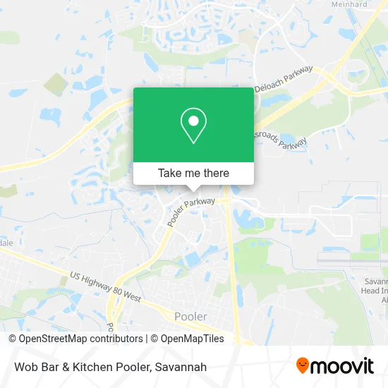 Wob Bar & Kitchen Pooler map
