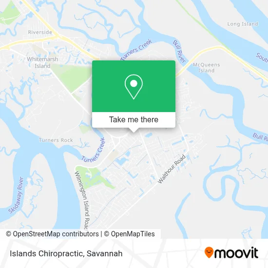 Islands Chiropractic map