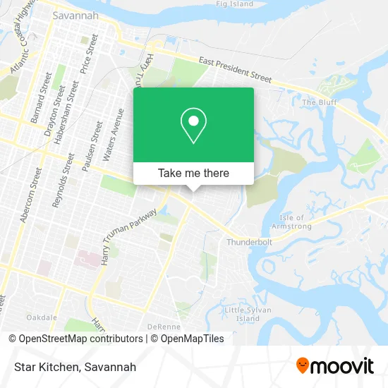 Star Kitchen map