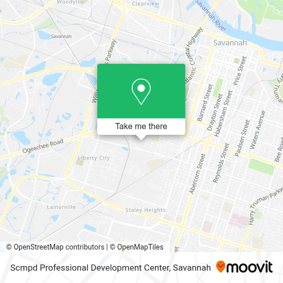 Scmpd Professional Development Center map