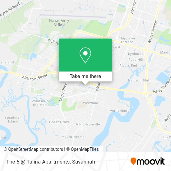 The 6 @ Talina Apartments map