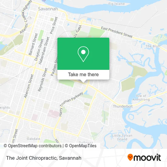 The Joint Chiropractic map