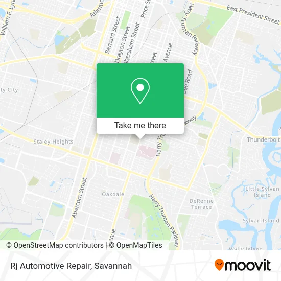 Rj Automotive Repair map