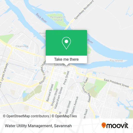 Water Utility Management map