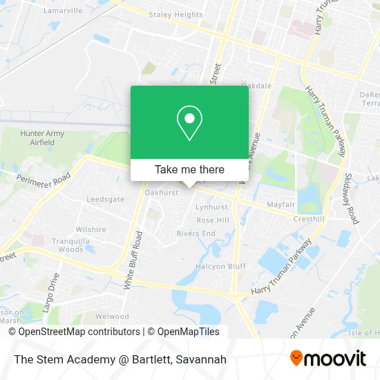 The Stem Academy @ Bartlett map