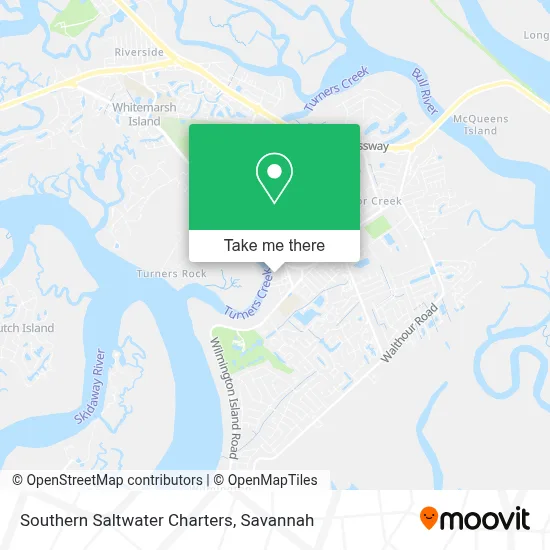 Southern Saltwater Charters map