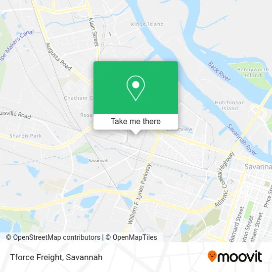 Tforce Freight map