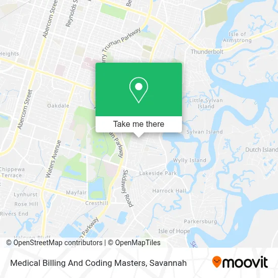 Medical Billing And Coding Masters map