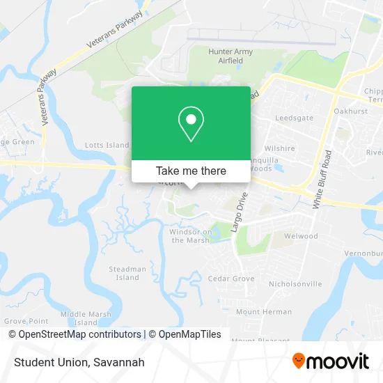 Student Union map