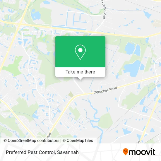 Preferred Pest Control map