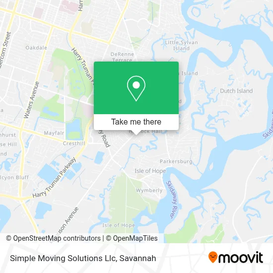 Simple Moving Solutions Llc map