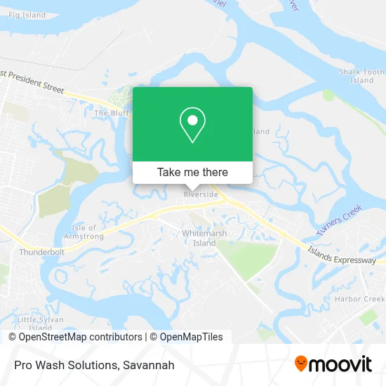 Pro Wash Solutions map