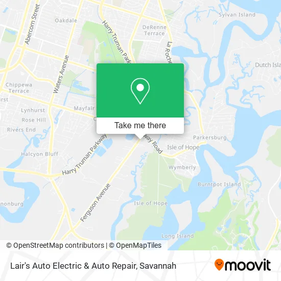 Lair's Auto Electric & Auto Repair map