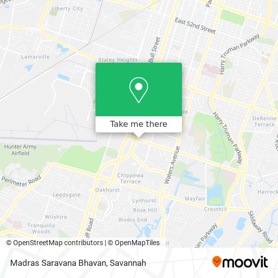 Madras Saravana Bhavan map