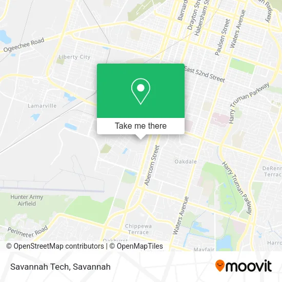 Savannah Tech map