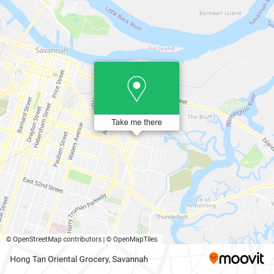 Hong Tan Oriental Grocery map