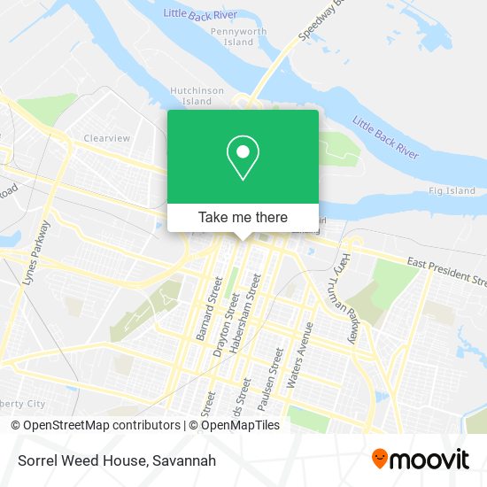 Mapa de Sorrel Weed House