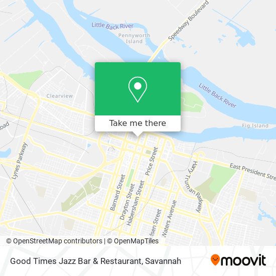 Mapa de Good Times Jazz Bar & Restaurant