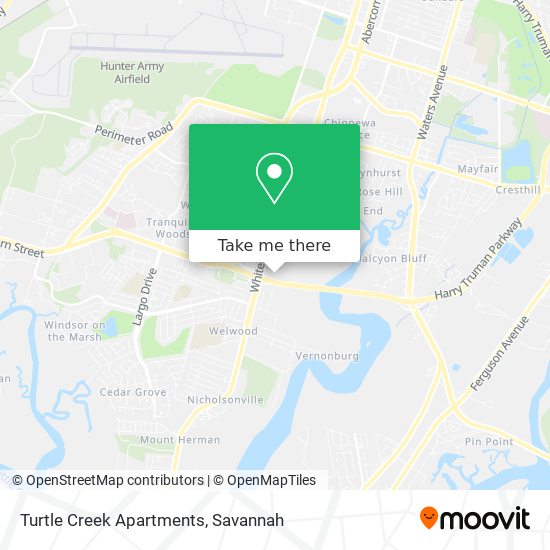 Mapa de Turtle Creek Apartments