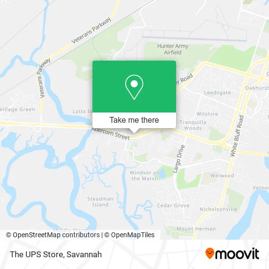 Mapa de The UPS Store