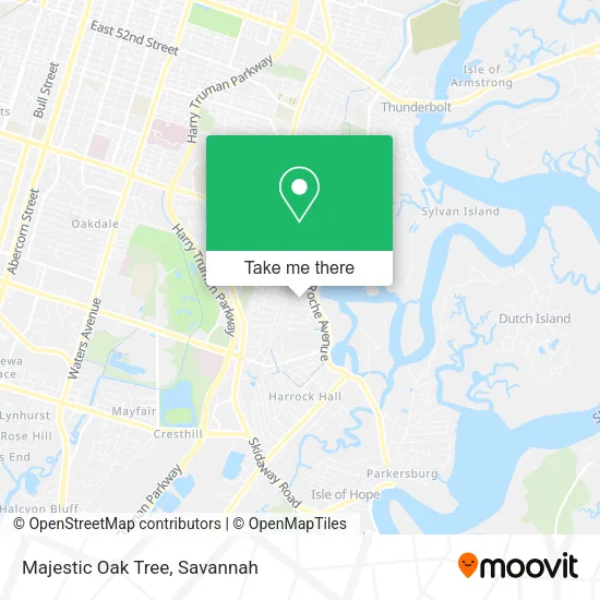 Mapa de Majestic Oak Tree