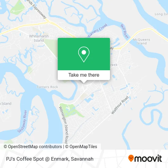 Mapa de PJ's Coffee Spot @ Enmark