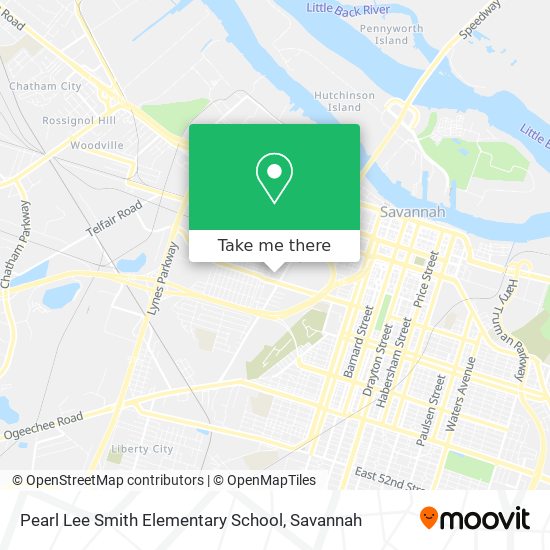 Mapa de Pearl Lee Smith Elementary School