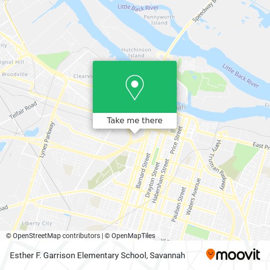 Mapa de Esther F. Garrison Elementary School