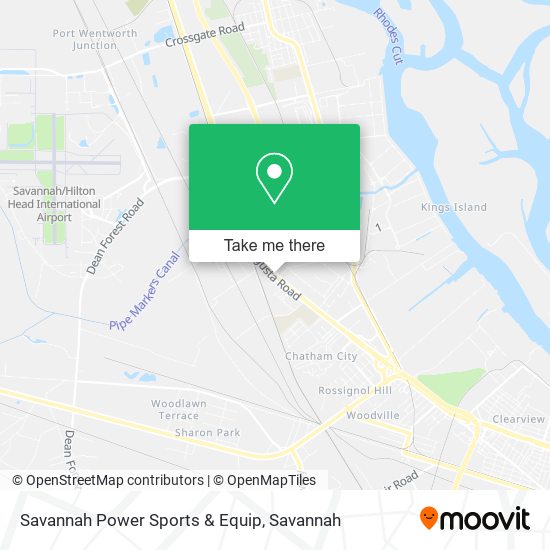 Savannah Power Sports & Equip map