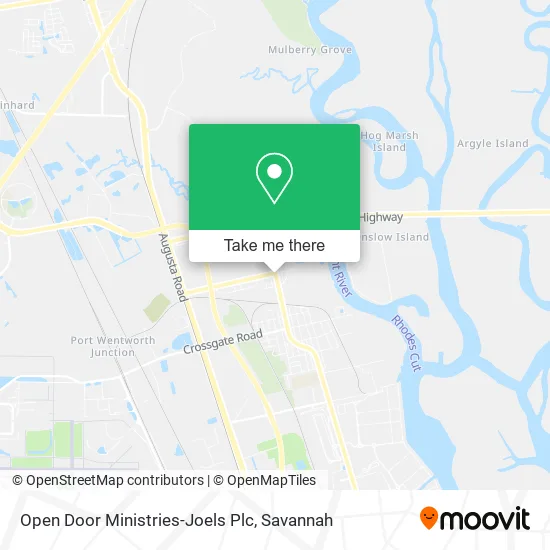 Open Door Ministries-Joels Plc map
