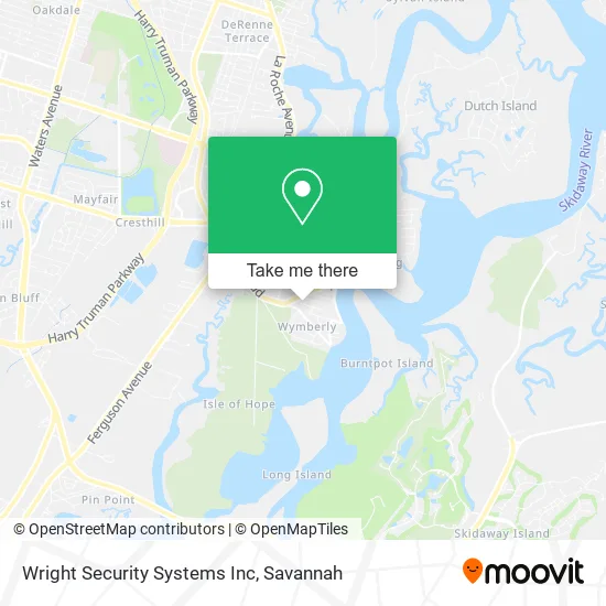 Wright Security Systems Inc map