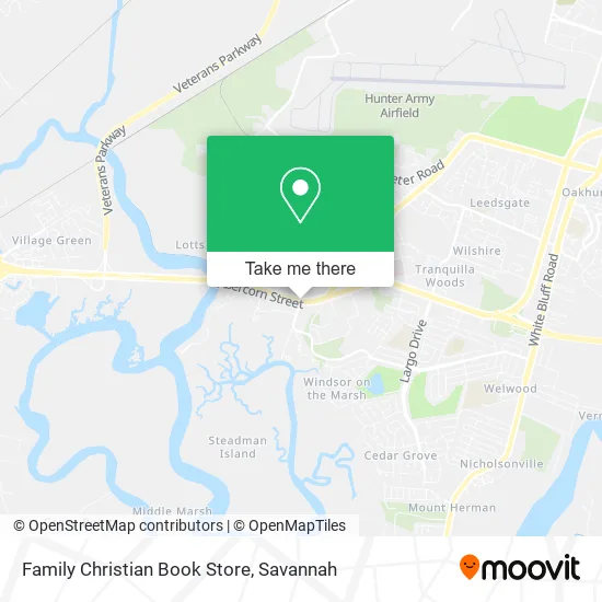 Mapa de Family Christian Book Store